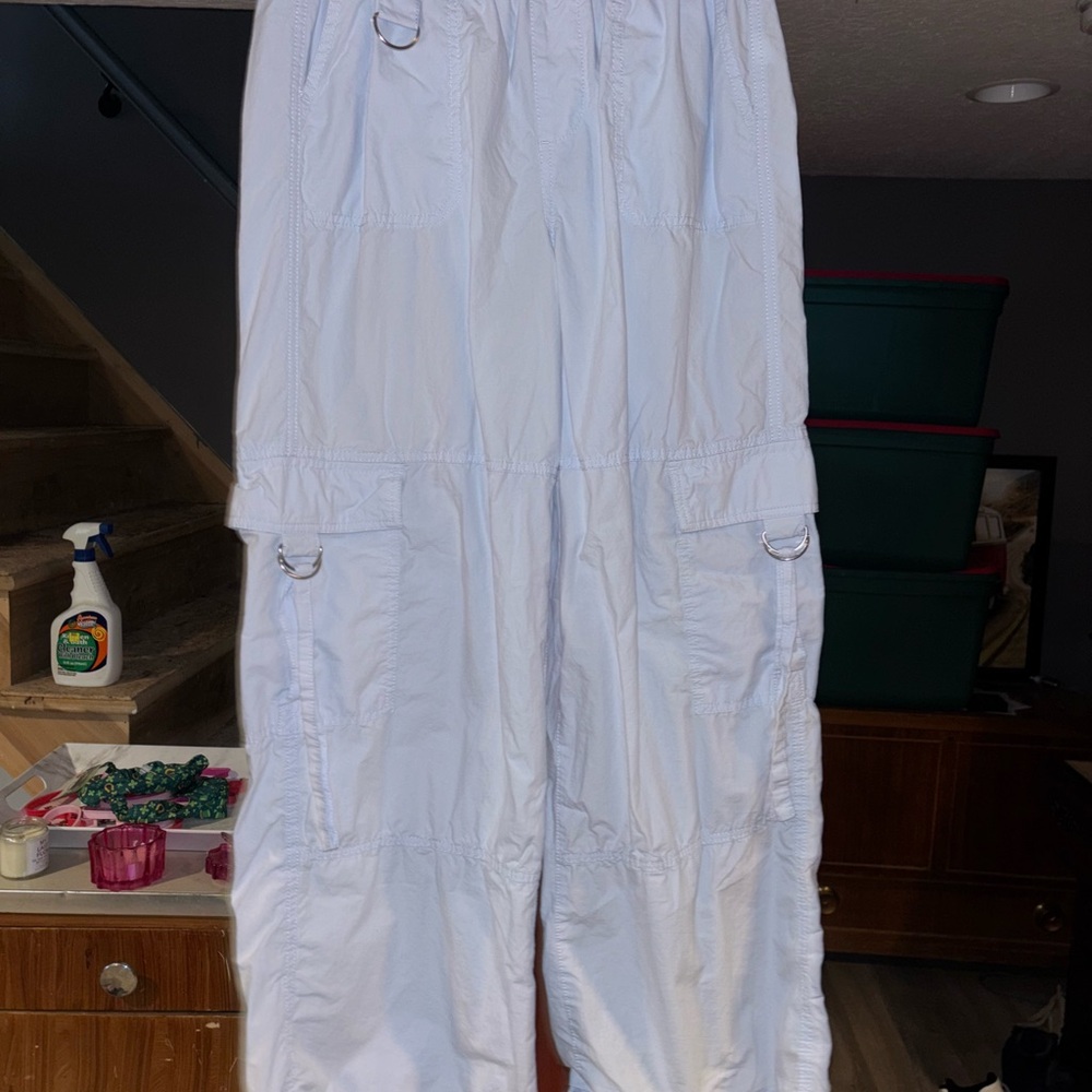 Wild Fable White Cargo Joggers